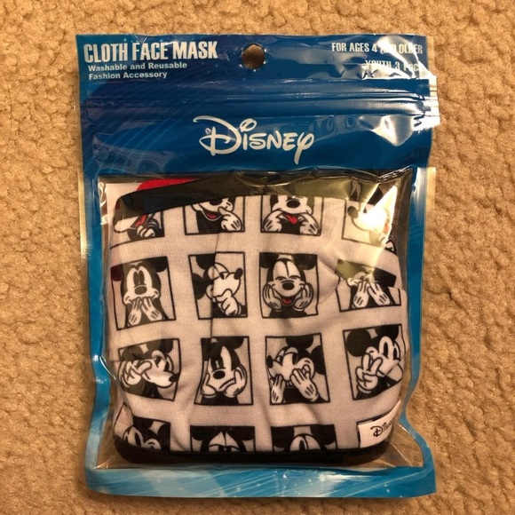 NEW Disney Mickey Face Mask Cover Case - Picture 2 of 3
